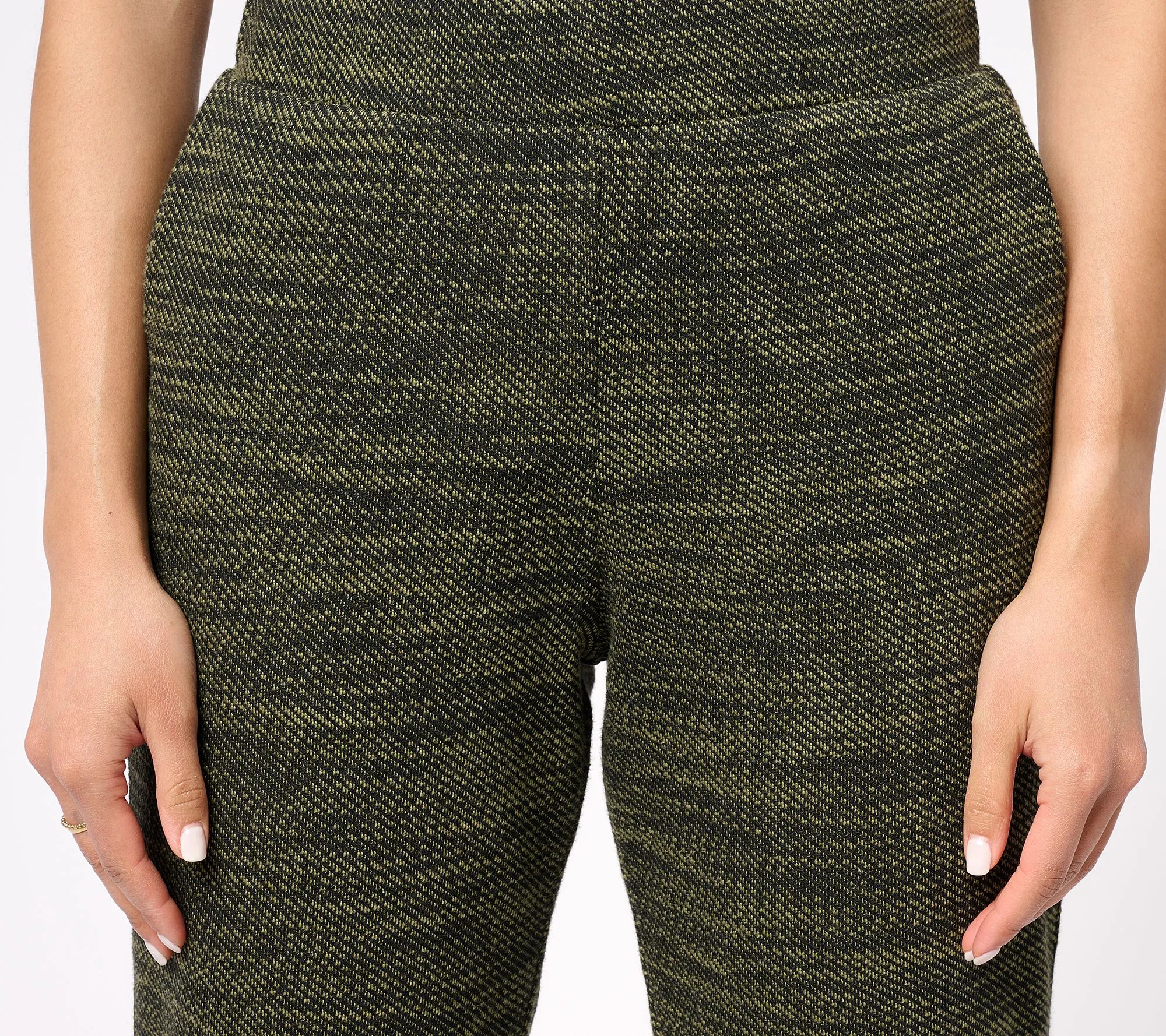 "As Is" LOGO Lounge by Lori Goldstein Petite Knit Jogger Pants