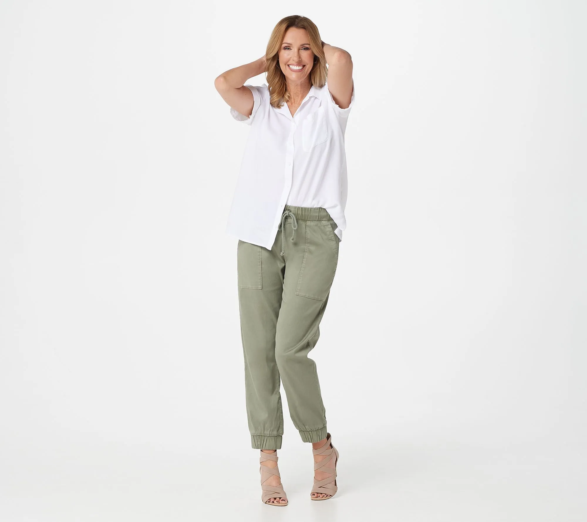 "As Is" Side Stitch Regular Tencera Jogger Pants