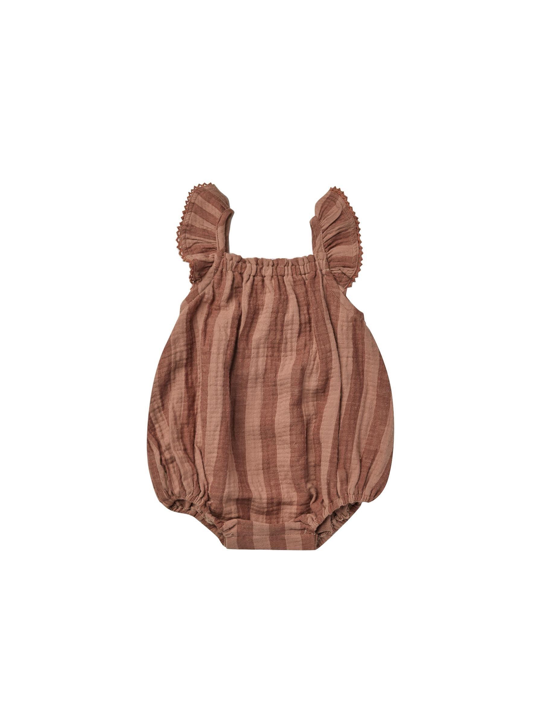 [50%OFF] bonnie romper | retro stripe