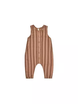 [50%OFF] woven jumpsuit | retro stripe