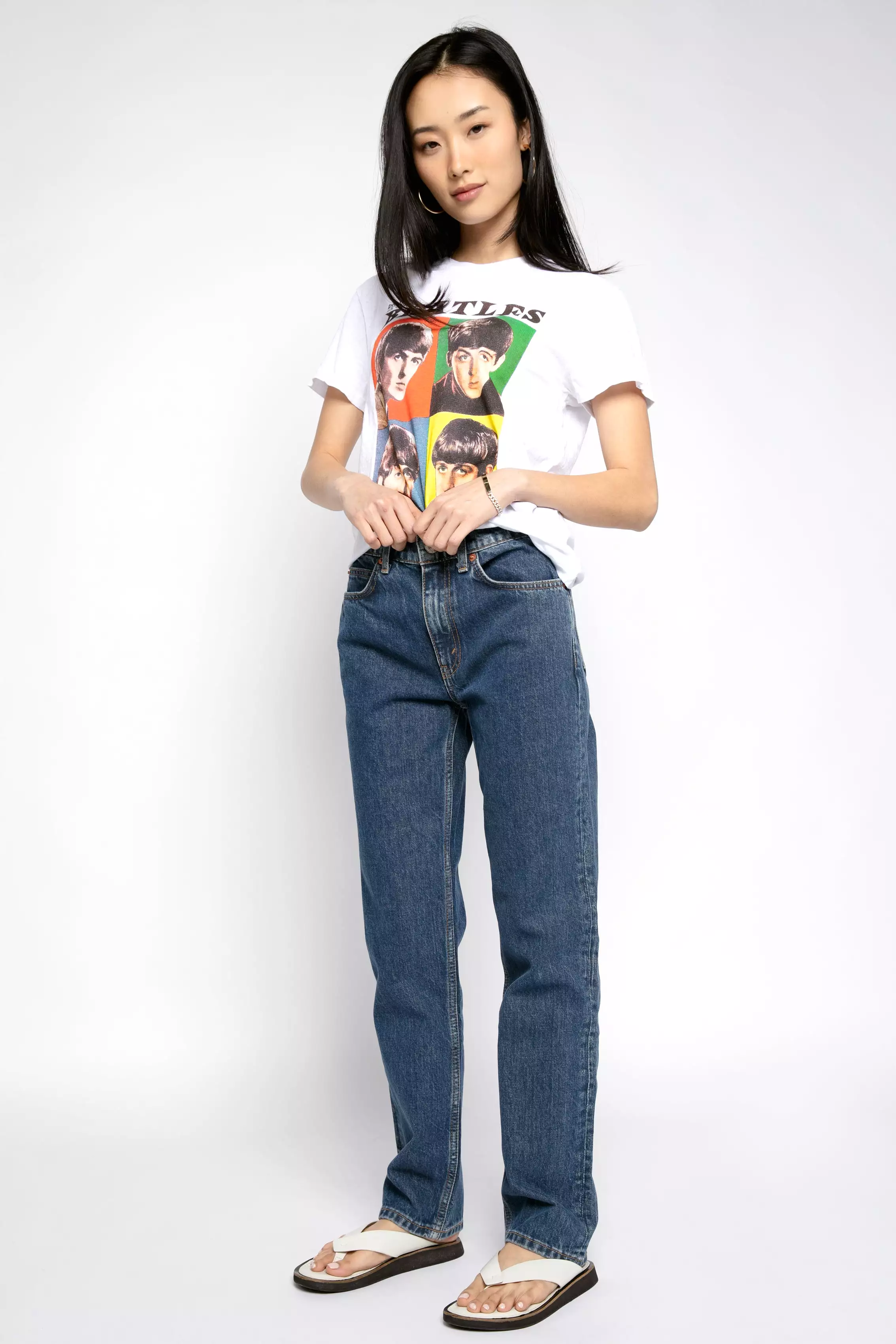 70s Straight Jean in Rustic Indigo