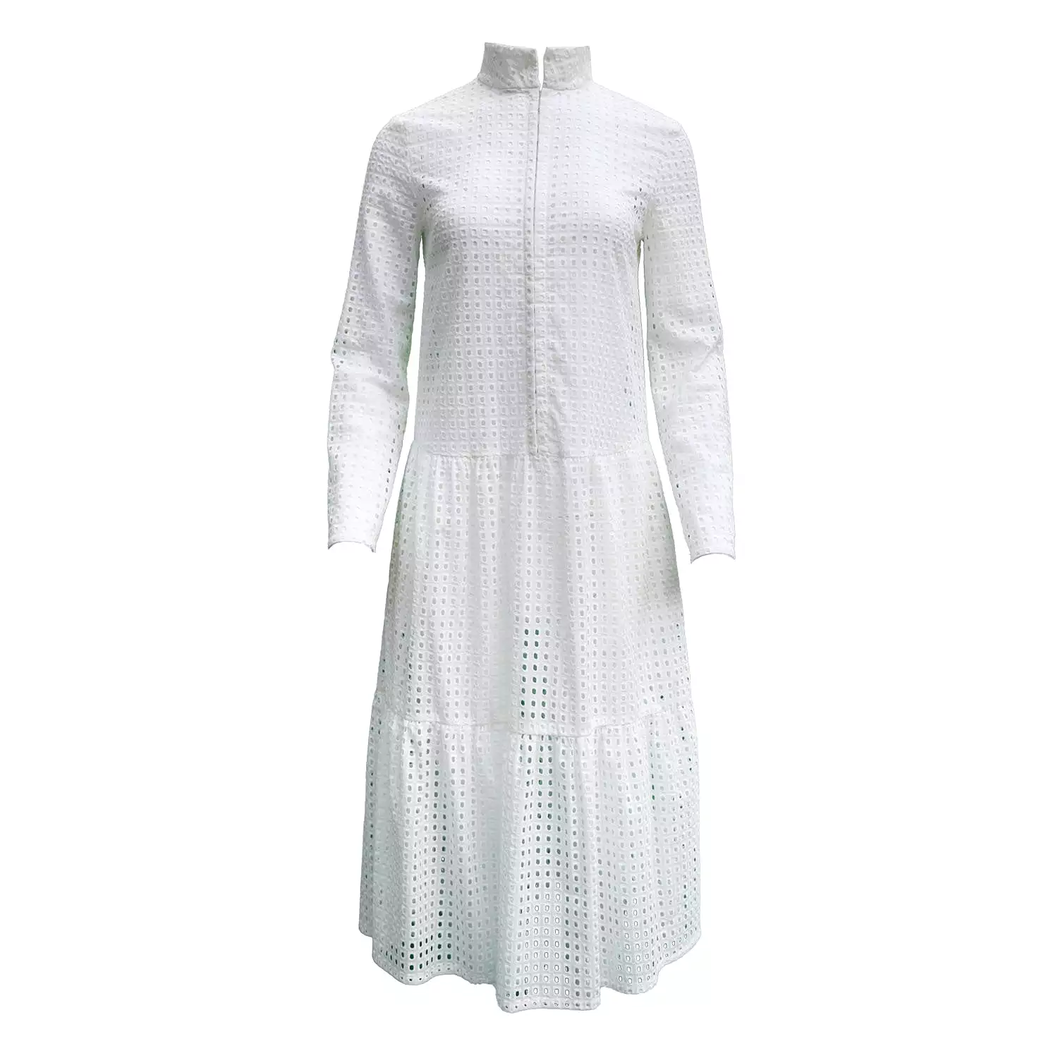 Adri Dress / Vintage White Cotton Eyelet