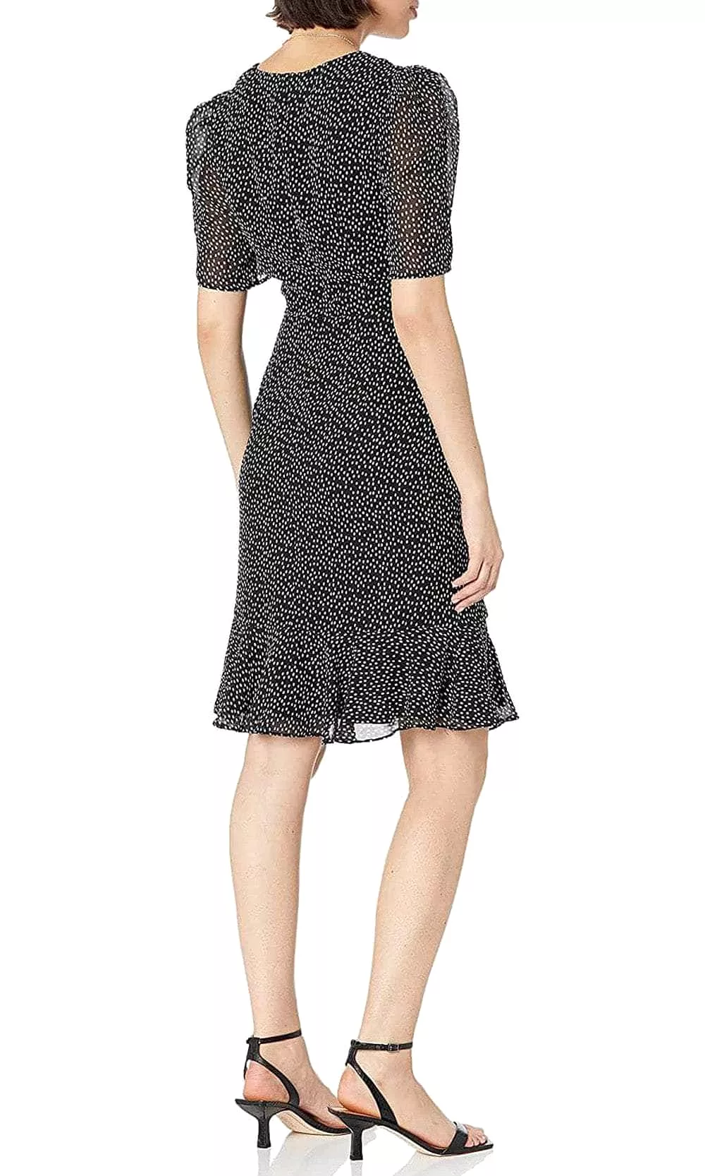 Adrianna Papell AP1D103433 - Short Sleeve V-Neck Casual Dress