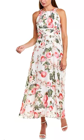 Adrianna Papell AP1D103963 - Sleeveless Halter Neck Long Dress