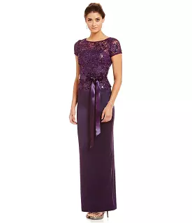 Adrianna Papell - Lace Long Dress 81929760