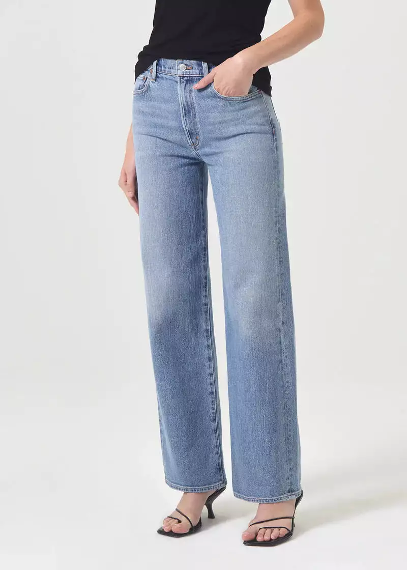 AGOLDE HARPER STRAIGHT JEAN (STRETCH) IN FLASH