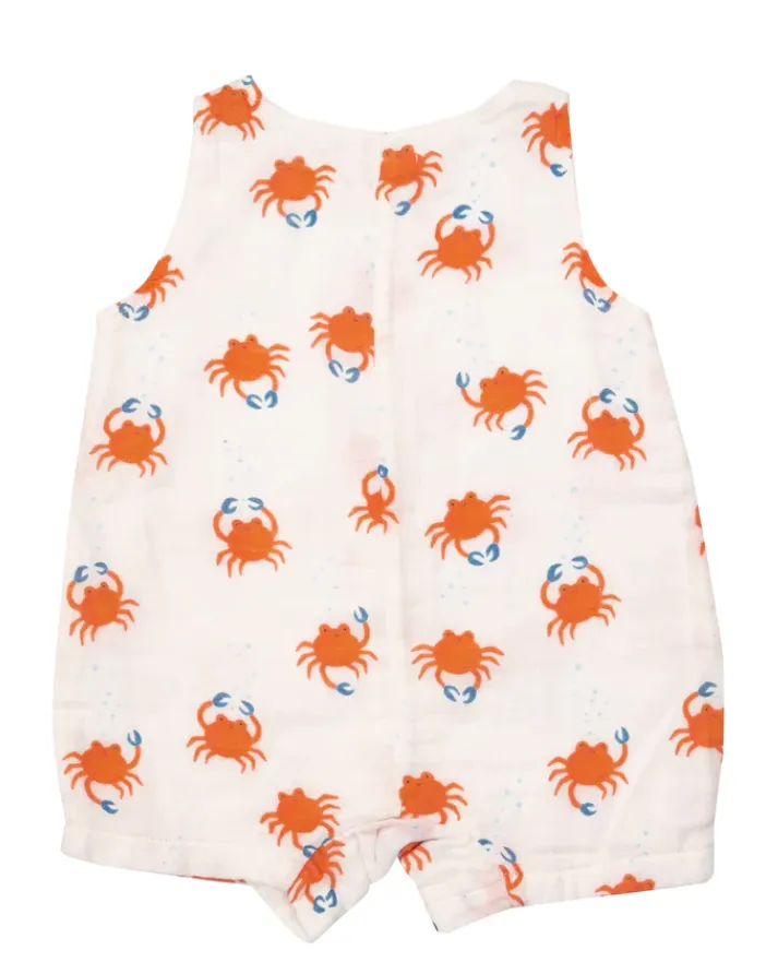 Angel Dear Crabby Cuties Shortie Romper