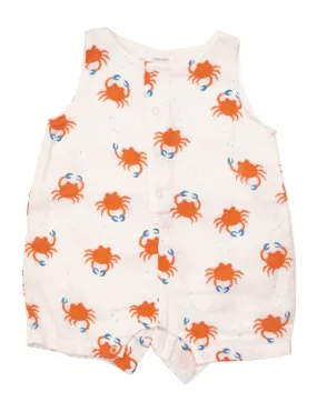 Angel Dear Crabby Cuties Shortie Romper