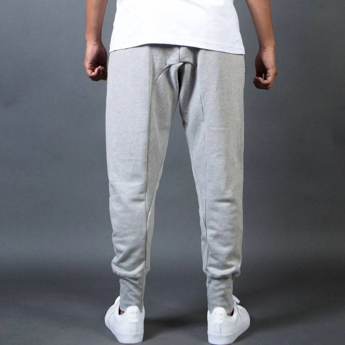 BAIT Men French Terry Jogger Pants - Made In LA (gray / heather)