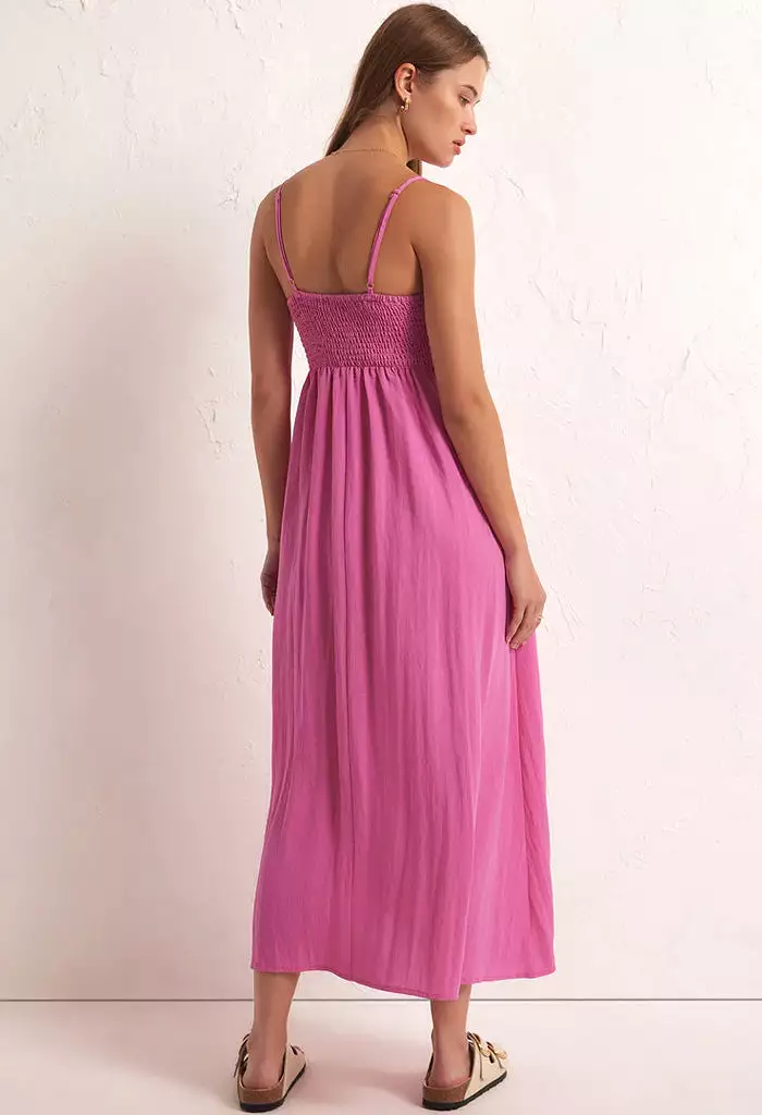 Beachside Midi Dress-Heartbreaker Pink