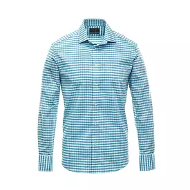 Big & Tall Mint Check Performance Sport Shirt