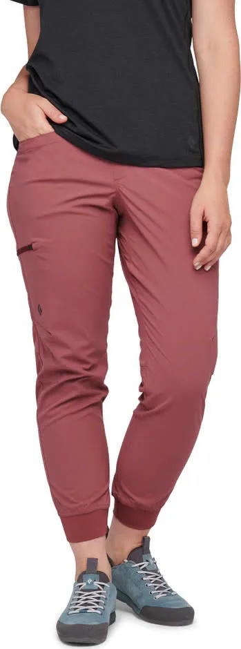 Black Diamond Women's Technician Jogger Pants Cherrywood | Buy Black Diamond Women's Technician Jogger Pants Cherrywoo