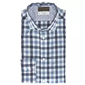 Blue Check Performance Sport Shirt