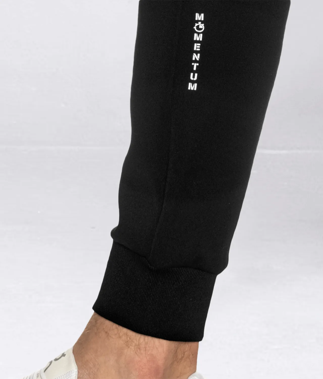 Born Tough Momentum Zipper Bodybuilding Jogger Pants For Men Black