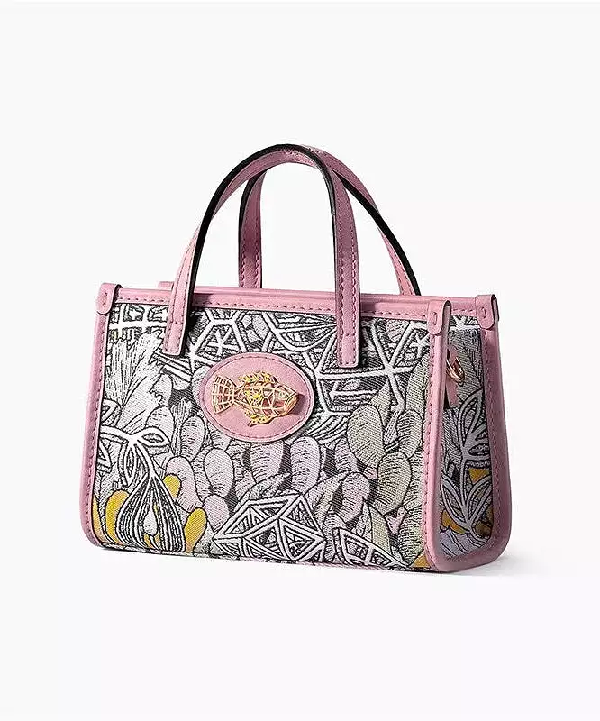 Boutique Stylish Pink Print Satchel Bag Handbag ZX1031