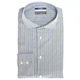 C3 Olive Dobby Check Performance Sport Shirt