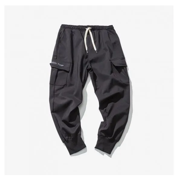 Cargo jogger pants for men with side pockets