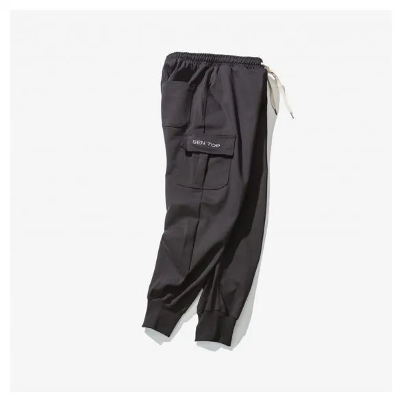 Cargo jogger pants for men with side pockets