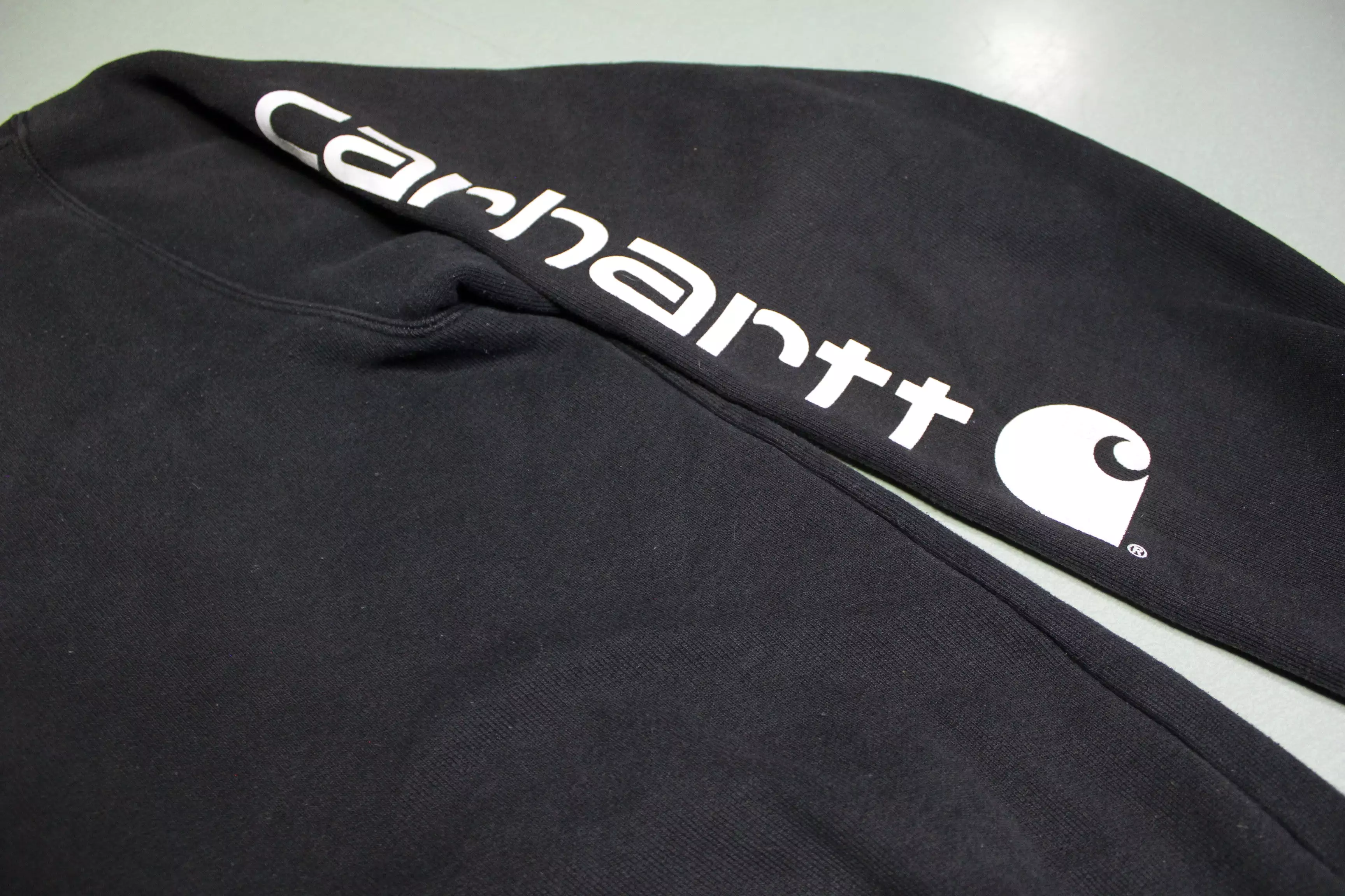 Carhartt K288 BLK Black Pullover Construction Hoodie Sweatshirt