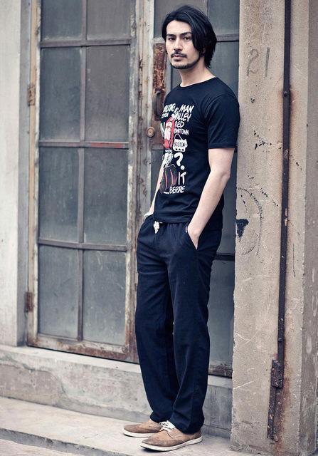 Casual Loose Linen Trousers For Men