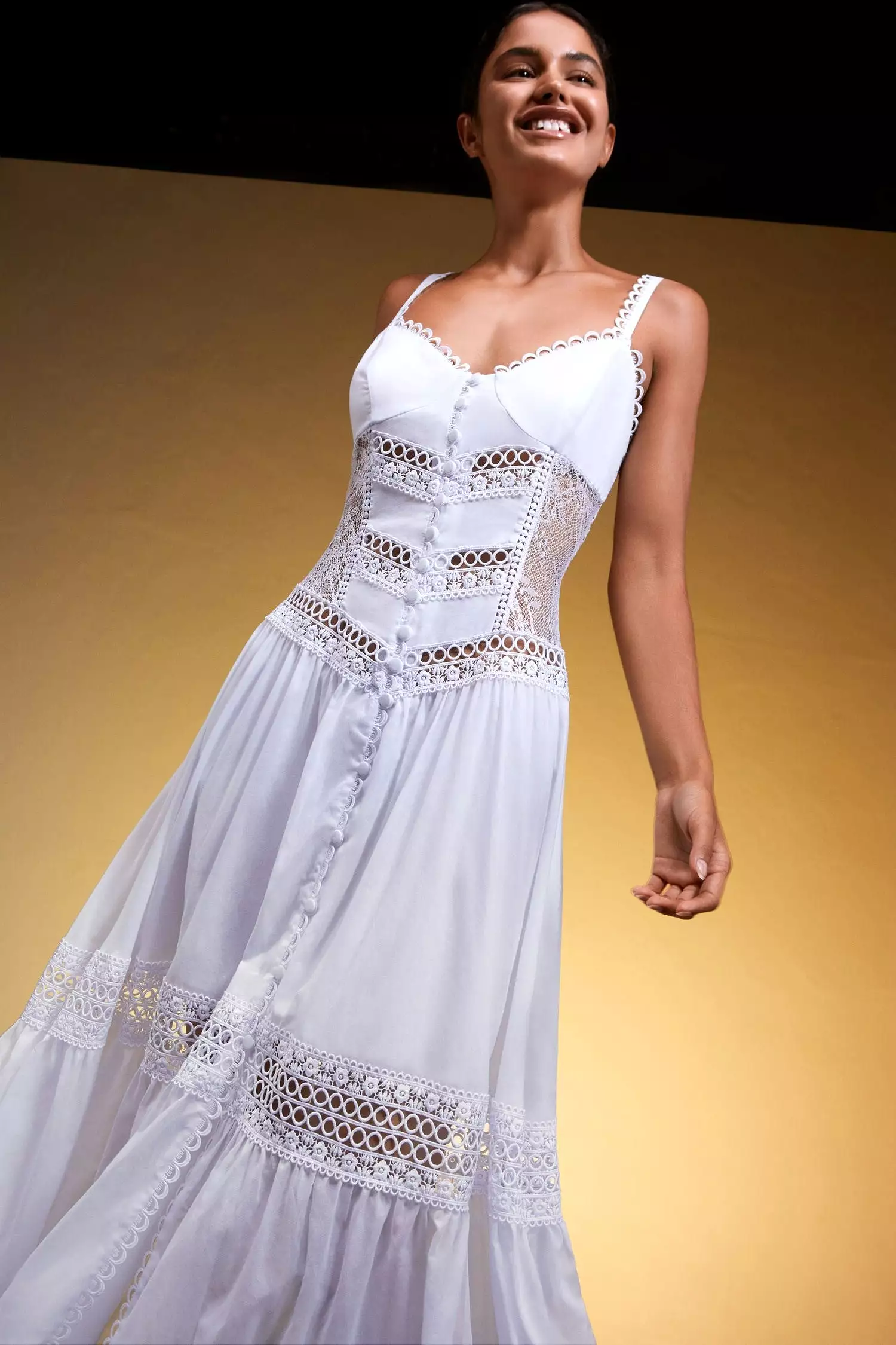 Charo Ruiz - Tiana Long Dress - White