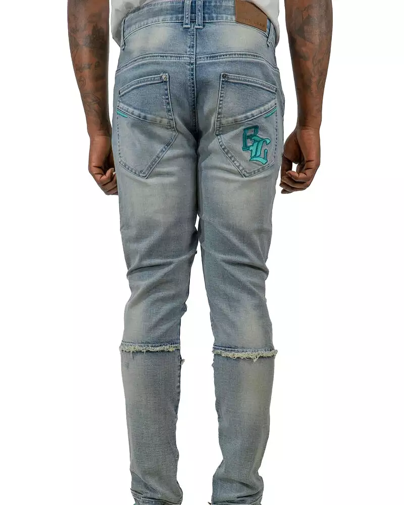 Classic Leaf Denim Jean