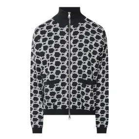 COLE BUXTON Monogram Logo Jacket - Black