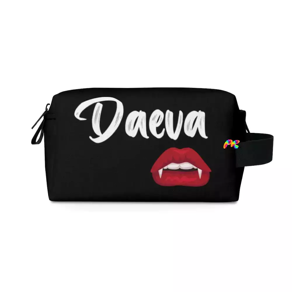 Daeva With Vampire Teeth Toiletry Bag