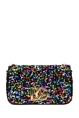 Dolce & Gabbana Multicolour Sequin Chain Bag