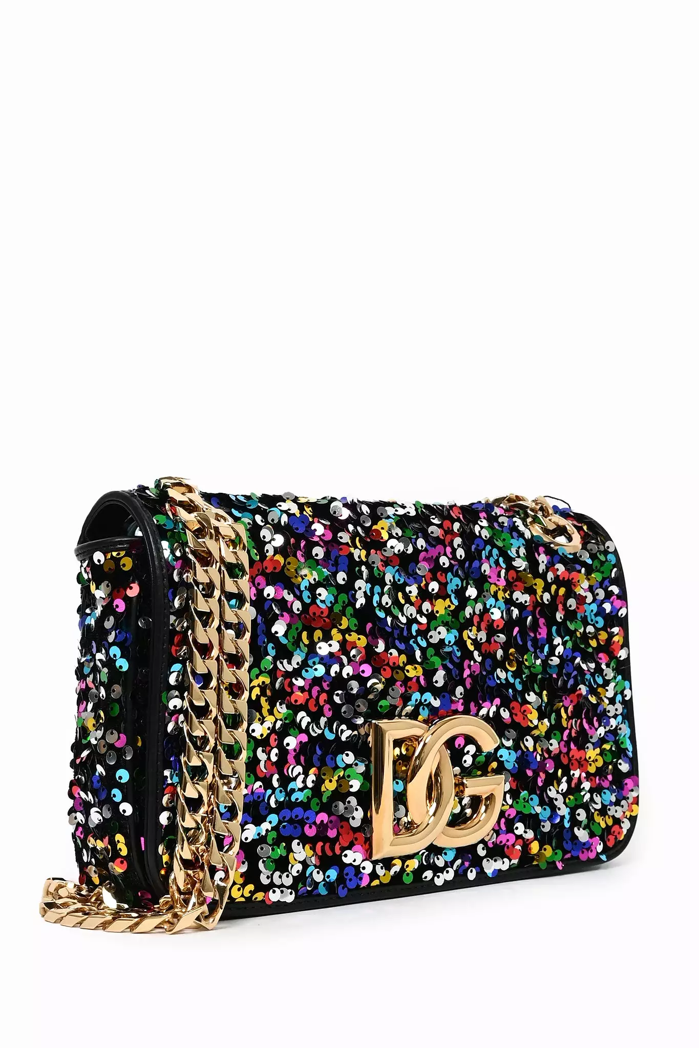 Dolce & Gabbana Multicolour Sequin Chain Bag