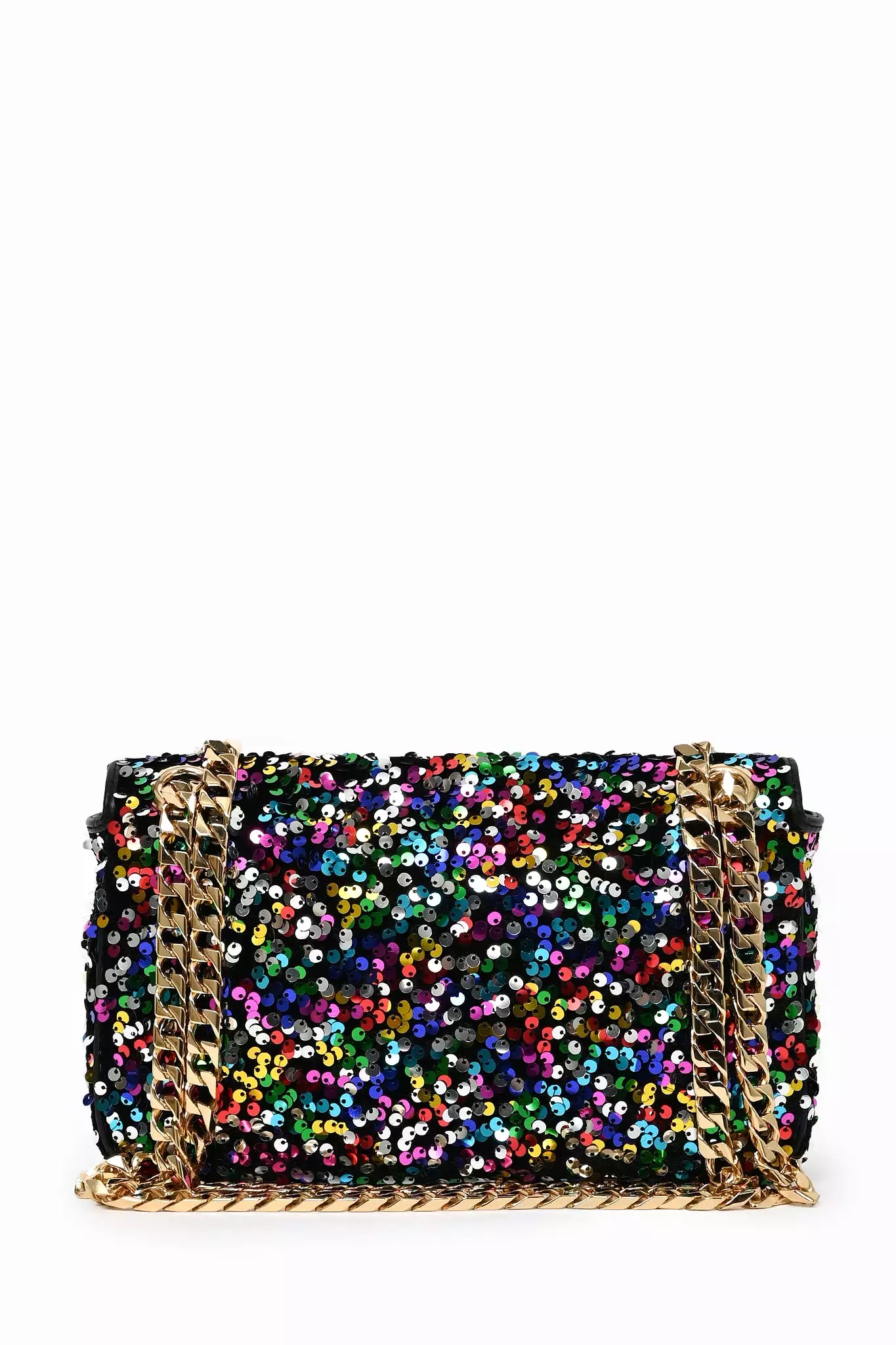 Dolce & Gabbana Multicolour Sequin Chain Bag