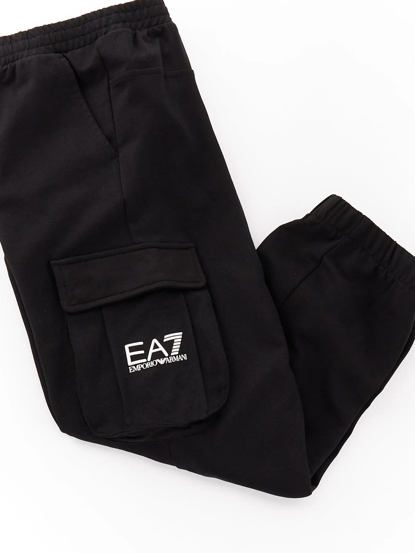 EA7 Emporio Armani Boys Core Id Cargo Jog Pants - Black