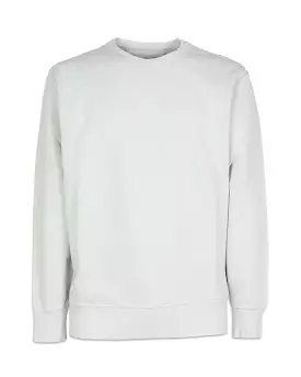 Felpa Uomo CP CompanyFleece Logo Sweatshirt Harbor Mist