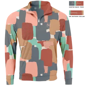 Golf Abstract Camo Men's Quarter Zip