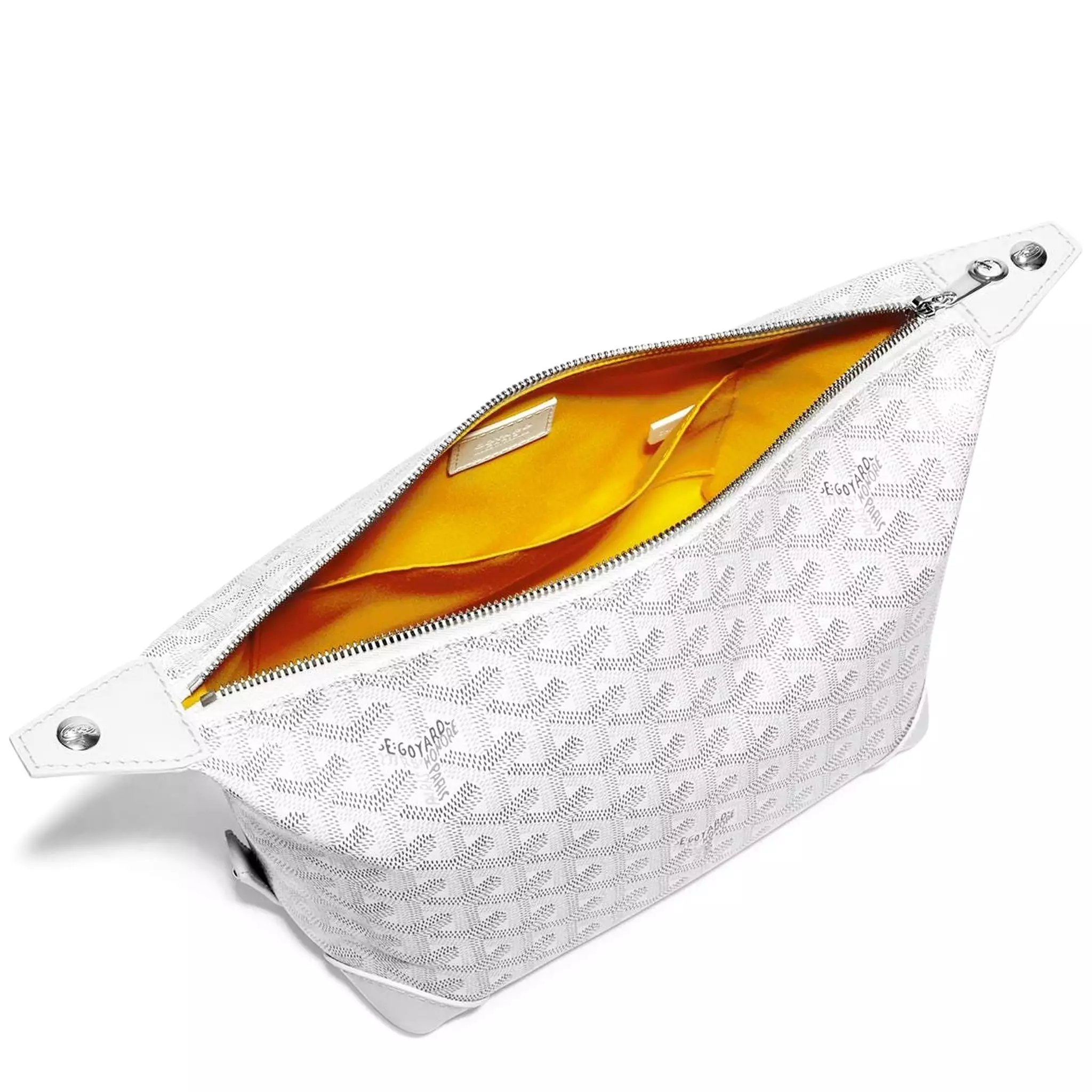 Goyard Bowling 25 White Toiletry Bag