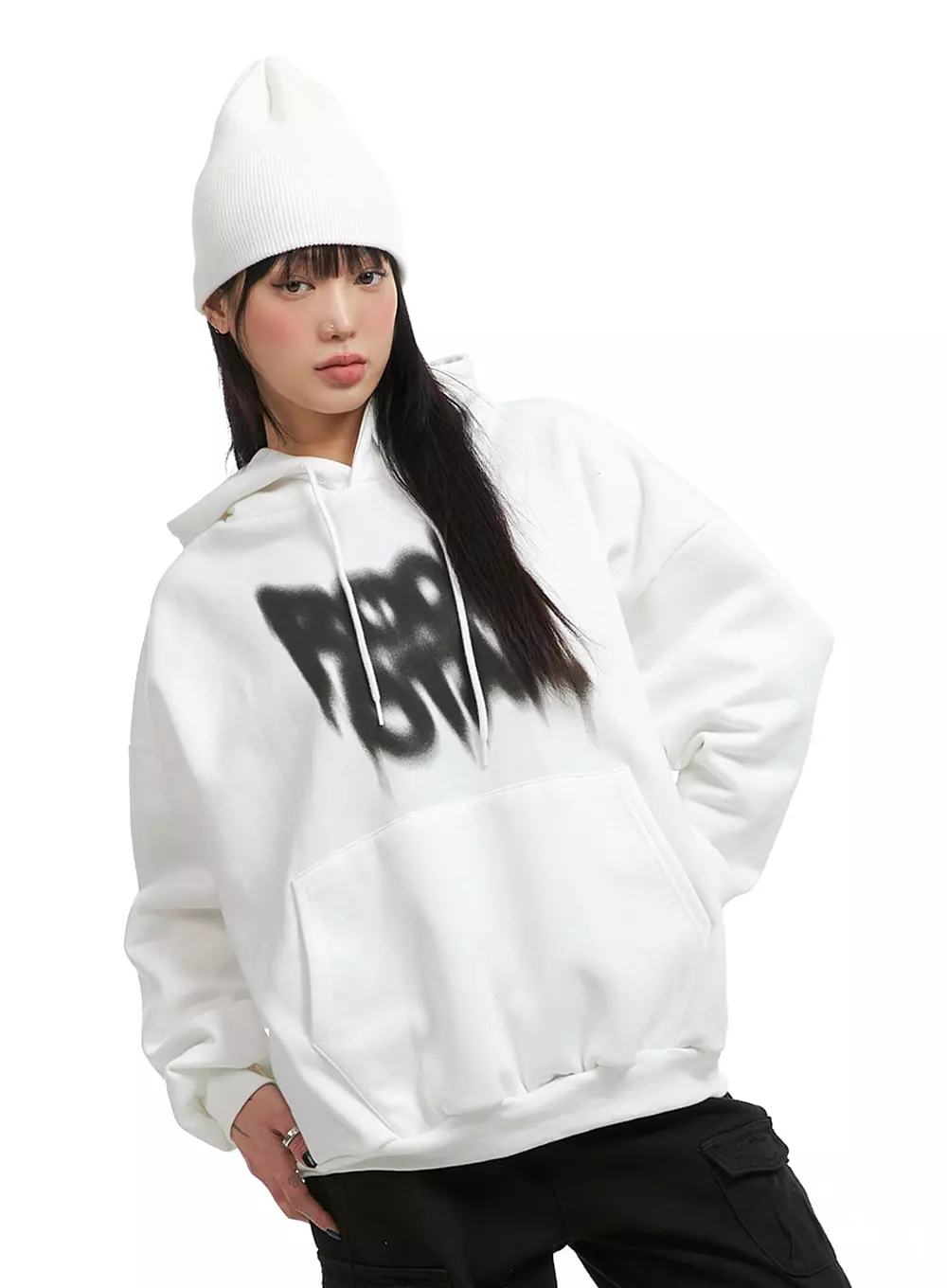 Graphic Hoodie Sweatshirt IJ410