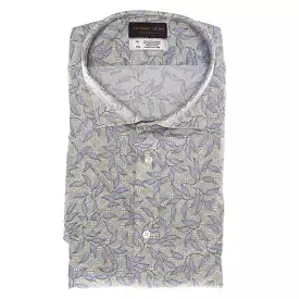 Green Print Short Sleeve Sport Shirt