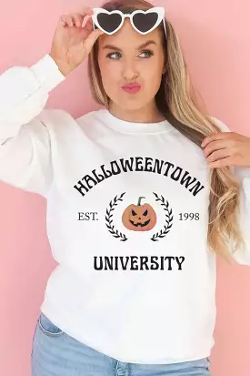 HALLOWEEN TOWN UNIVERSITY SWEATSHIRT PLUS SIZE