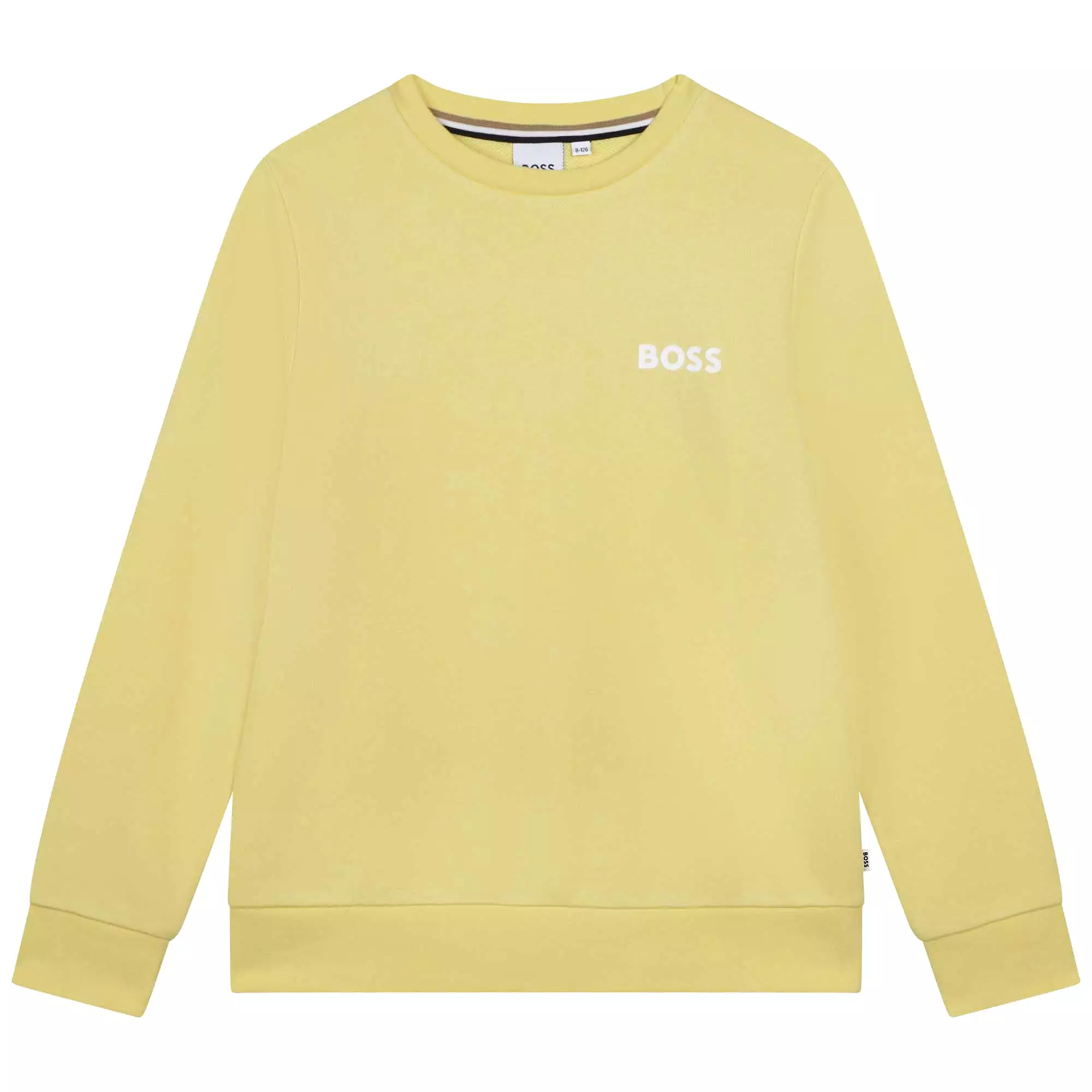 Hugo Boss Boys Fleece Logo Sweatshirt _Yellow J25O43-528