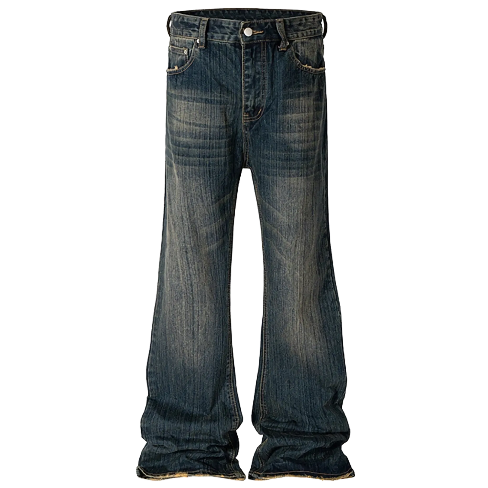 'Indigo' Vintage Flare Leg Denim Jeans