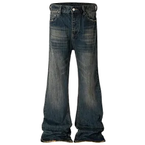 'Indigo' Vintage Flare Leg Denim Jeans