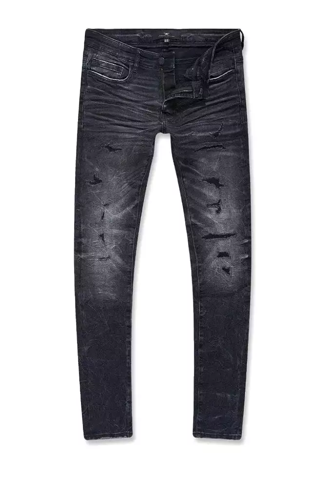 Jordan Craig Ross Rip And Repair Men's Jean Pant Black Shadow