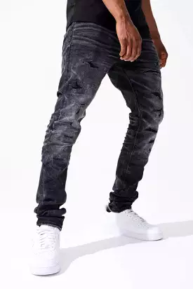 Jordan Craig Ross Rip And Repair Men's Jean Pant Black Shadow