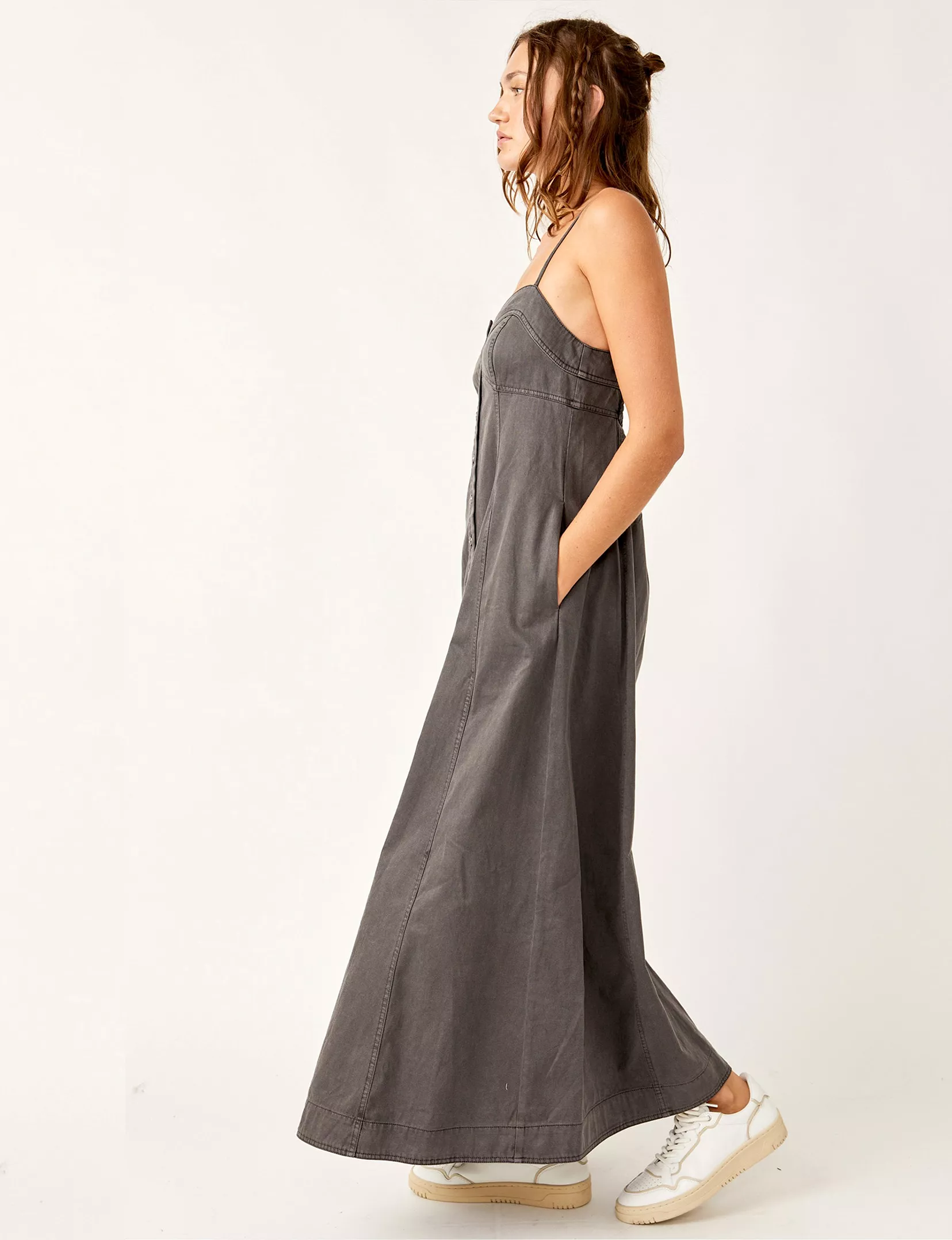 Just Jill Maxi Dress, Black Pearl