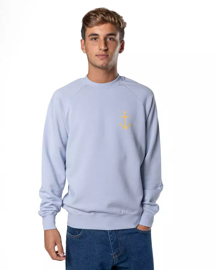 LA PAZ Cunha Heather Yellow Logo Sweatshirt