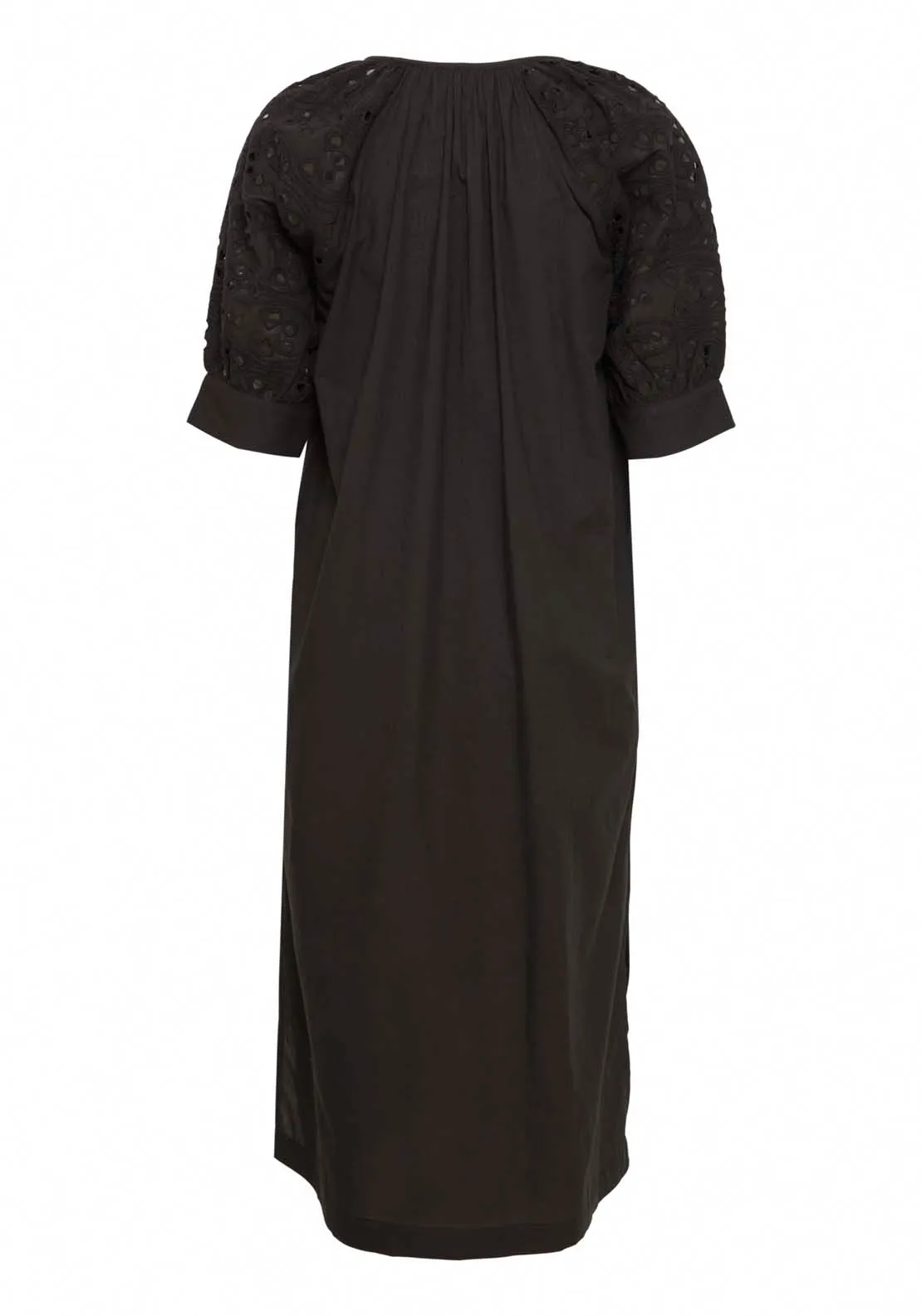 Light Woven Dress - Black