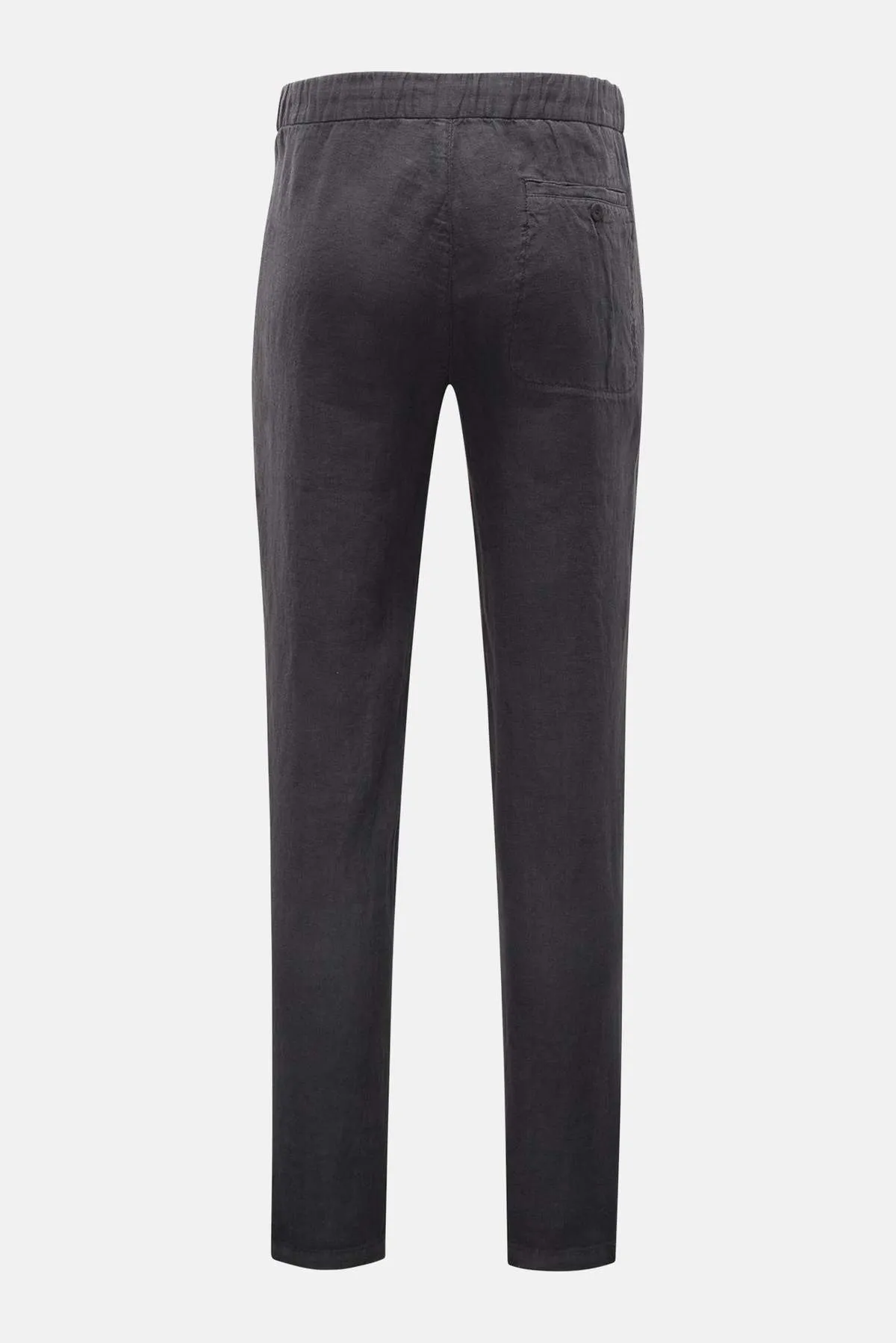 Linen Jogger Pants - Charcoal