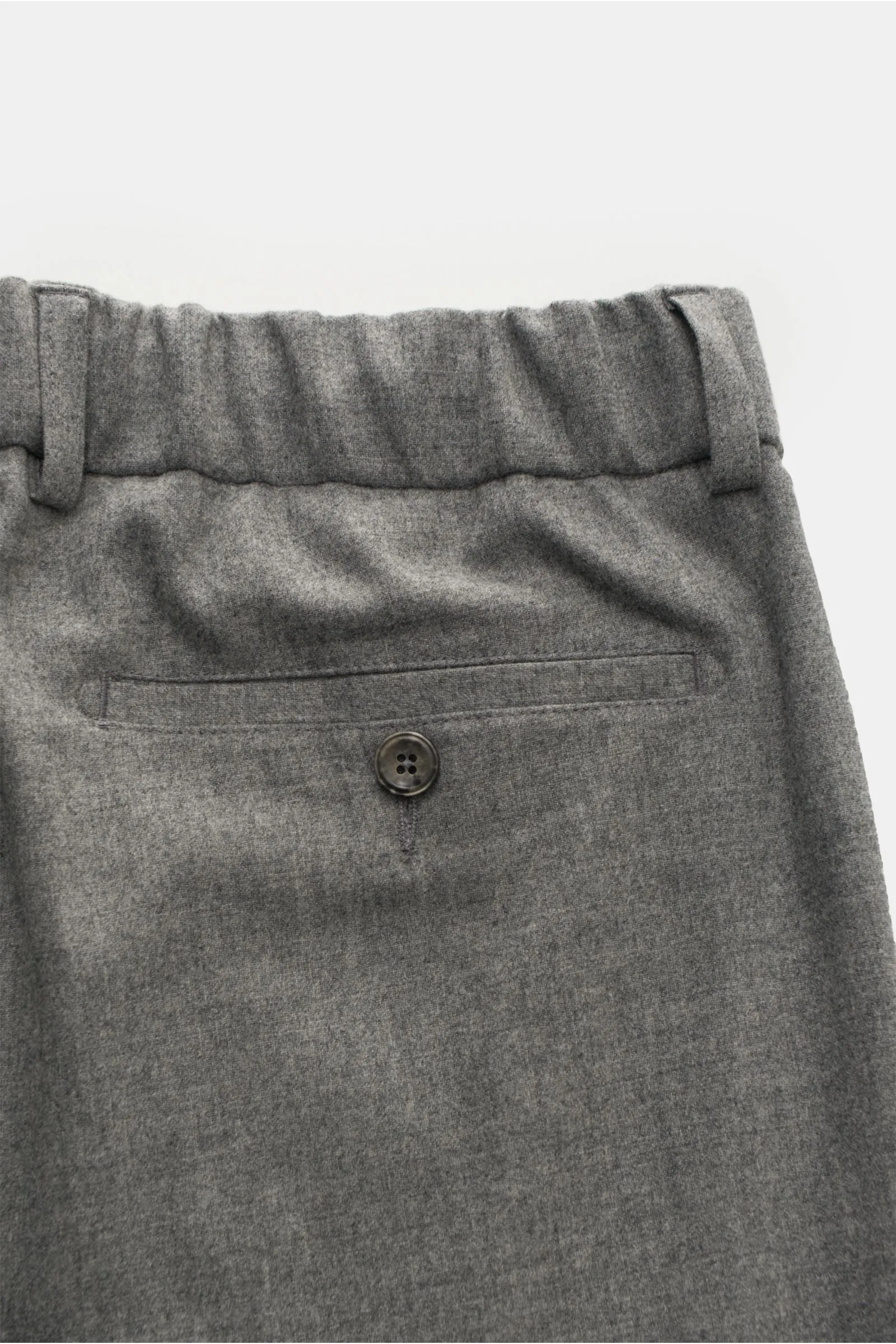 MARCO PESCAROLO wool jogger pants 'Manu' grey