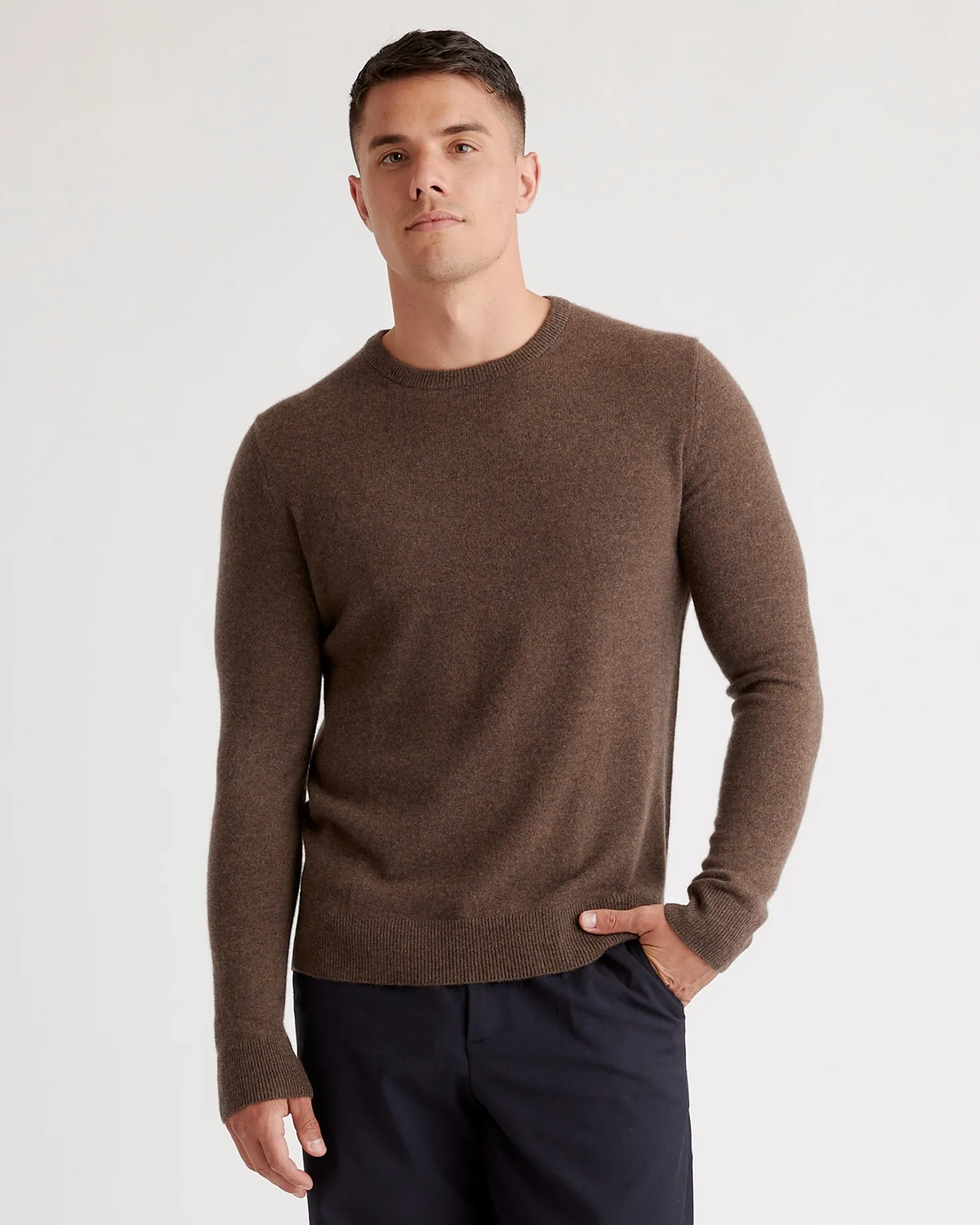 Mongolian Cashmere Crewneck Sweater