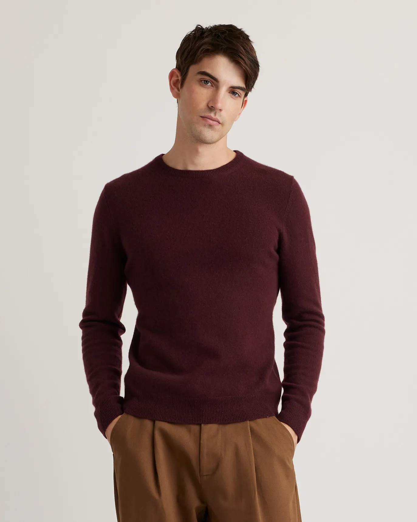 Mongolian Cashmere Crewneck Sweater